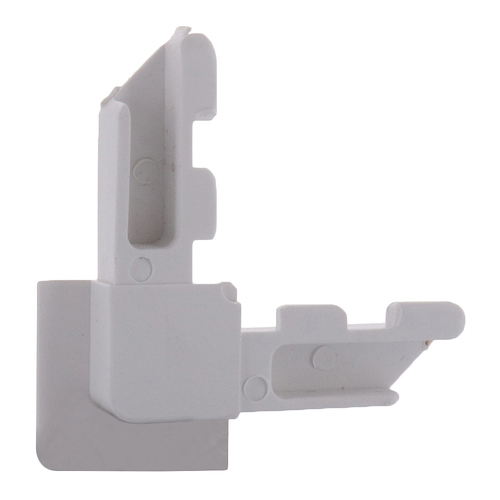 White Square Lip Frame Plastic Corners for WSFL7