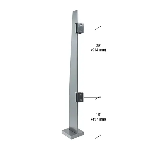 CRL K60CKBS 60" Klarity Brushed Stainless Steel Center Post