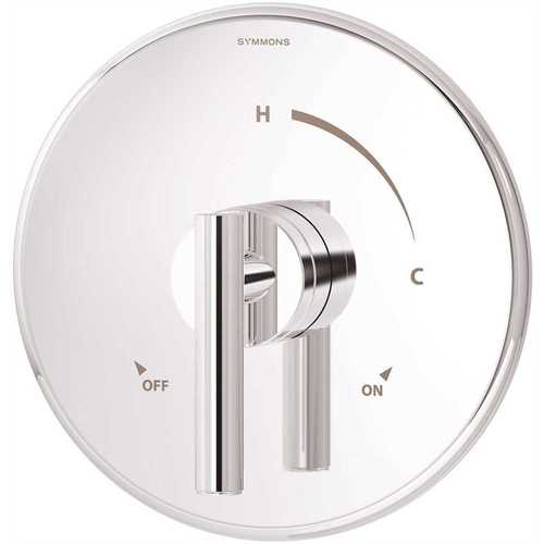 Dia 1-Handle Wall Mount Shower Valve Trim Kit in Polished Chrome (Valve not Included)
