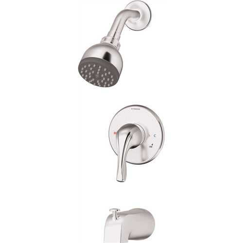 Origins Temptrol 1-Handle Wall-Mounted Tub and Shower Faucet Trim Kit in Chrome (Valve not Included)