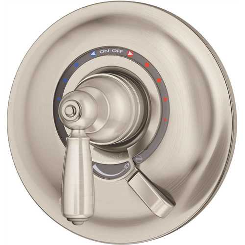 Allura 1-Handle Wall-Mounted Shower Valve Trim Kit in Satin Nickel (Valve not Included)