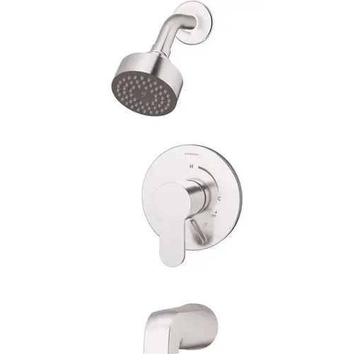 Identity 1-Handle Wall-Mounted Tub and Shower Trim Kit with Diverter Lever in Polished Chrome (Valve not Included)