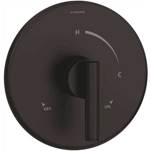 Symmons 3500-CYL-B-MB-TRM Dia Shower Valve Trim in Matte Black (Valve not Included)