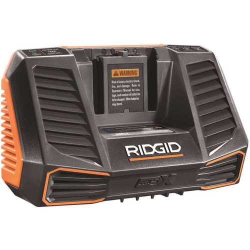 Techtronic Industries Co. AC840095 RIDGID 18-Volt Dual Chemistry Rapid Charger