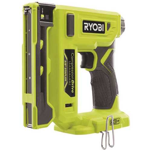 RYOBI 18-Volt ONE+ Cordless Compression Drive 3/8 in. Crown Stapler (Tool Only)