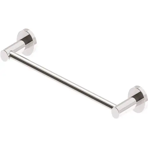 Dia 12 in. Wall-Mounted Towel Bar in Polished Chrome