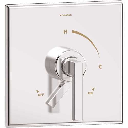 Duro 1-Handle Wall-Mounted Valve Trim Kit with Volume Control in Polished Chrome (Valve not Included)