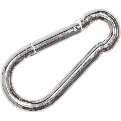 3-1/8 in. Galvanized Steel Security Spring Link Snap - pack of 5