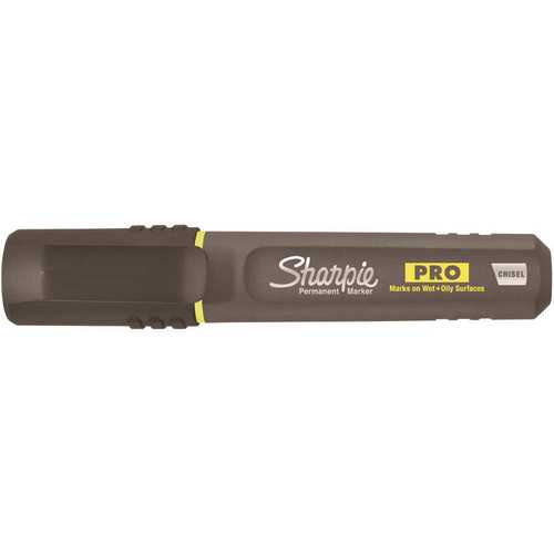 Pro Series Permanent Marker, Black - pack of 12