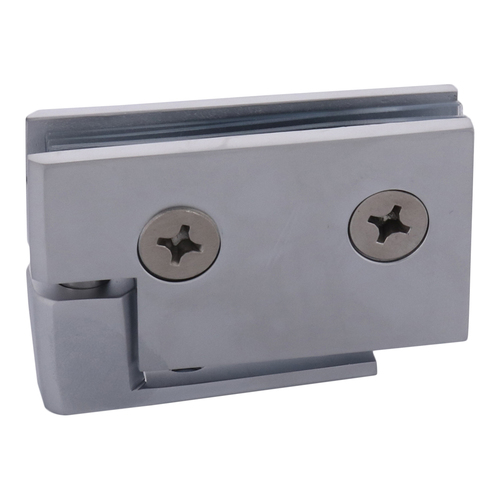 Satin Chrome Surface Mount Cabinet Pivot Hinges - pack of 2