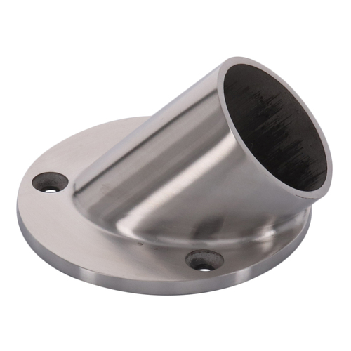 CRL HR15AFBS Brushed Stainless 45 Degree Angle Flange for 1-1/2" Tubing