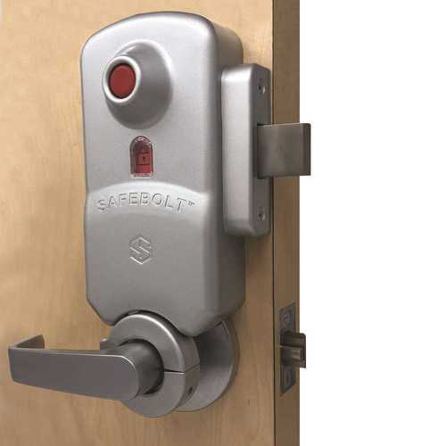 SAFEBOLT Instant Lockdown Lock for 2 in. Thick Left Hand Reverse Door