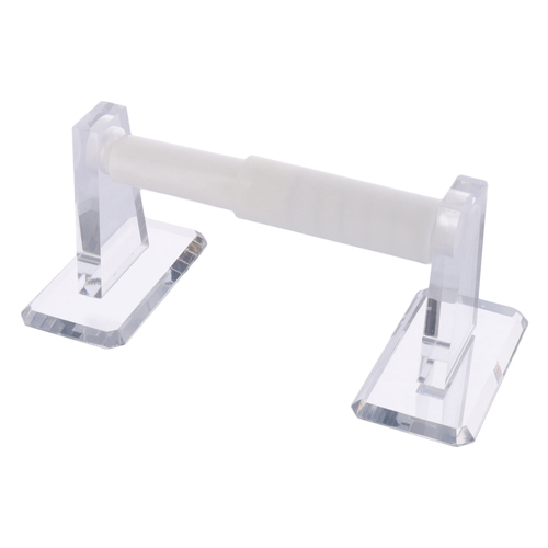 CRL MPHC11 Clear Acrylic Mirror Toilet Paper Holder