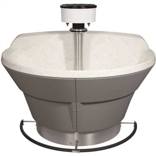 Bradley WF2804 CLASSIC Engineered Stone 54 in. Single Compartment Half Basin Handwashing Sink