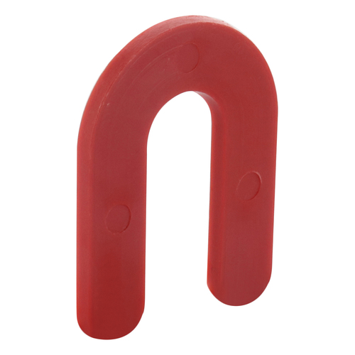 Red 1/8" x 2" Plastic Horseshoe Shims