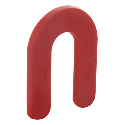 1/8" x 2" Plastic Horseshoe Shim Red