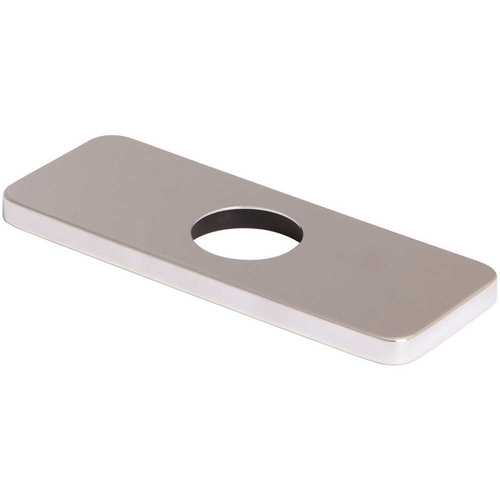 SensorFlo 4 in. Brass Faucet Deck Plate in Polished Chrome