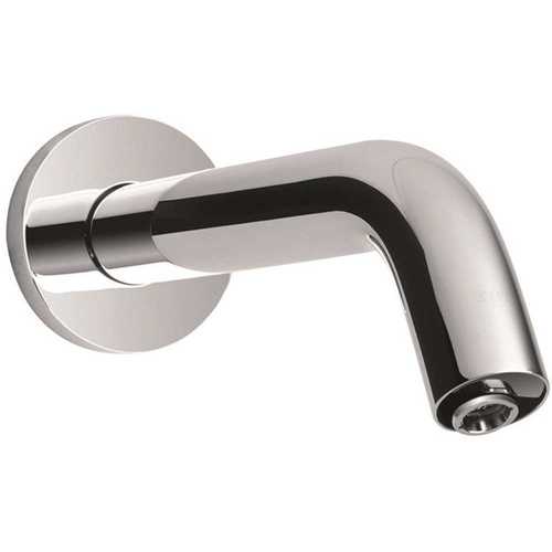 Helix Wall-Mount EcoPower 0.35 GPM Electronic Touchless Sensor Bathroom Faucet in Polished Chrome