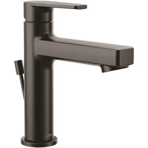 CLEVELAND FAUCET GROUP Slate Single Hole Single-Handle Bathroom Faucet in Matte Black