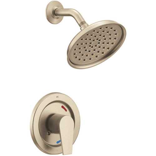 Cleveland Faucet Group Slate Single-Handle 1-Spray 1.75 GPM Shower Faucet in Brushed Nickel