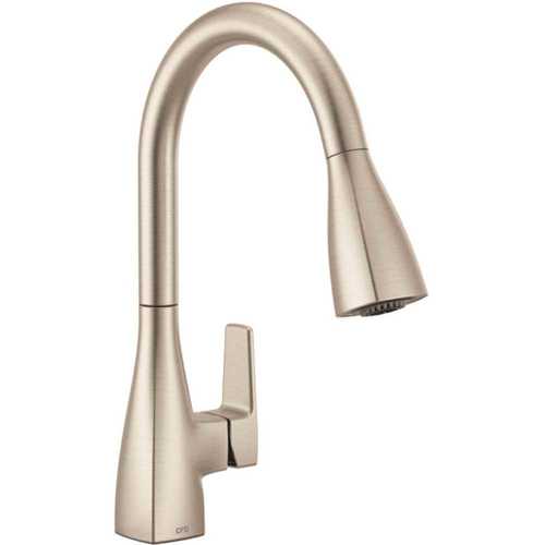 Moen 76162SRS Cleveland Faucet Group Slate Single-Handle Pull-Down Sprayer Kitchen Faucet in Spot Resist Stainless