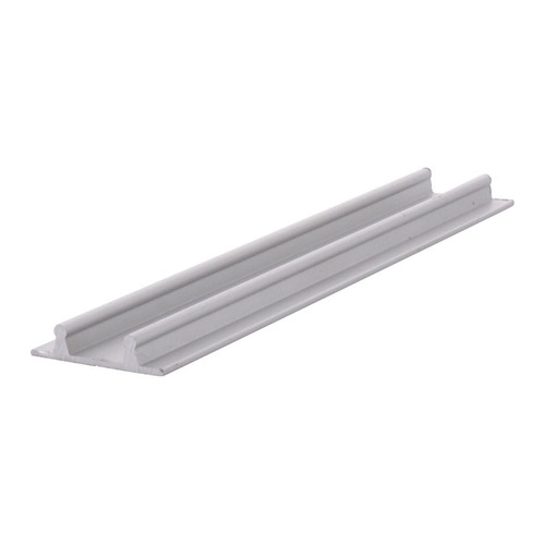 Satin Anodized Aluminum Lower Channel for Deep Recess Installations 144" Stock Length