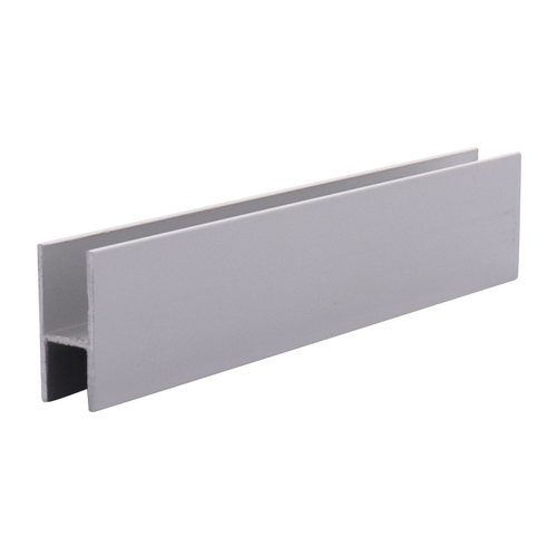 Satin Anodized Aluminum 'H' Bar for Use on All CRL Track Assemblies 144" Stock Length