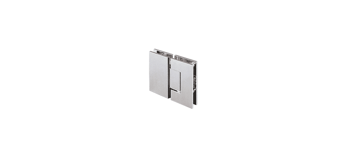 CRL Geneva 180 Series Satin Brass 180186; Glass-To-Glass Standard Hinge
