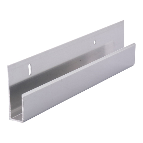Brite Anodized 1/4" Deep Nose Aluminum J-Channel - 144" Stock Length