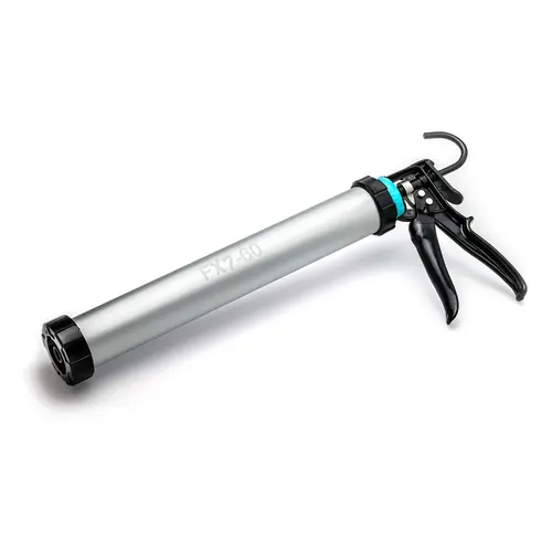 Aluminum Barrel Applicator FX7-60 Silver/Black/Turquoise