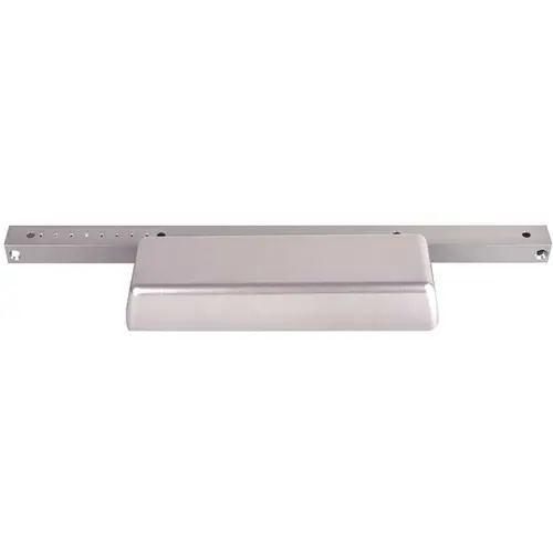 4110T Series Size 1-6 Grade 1 Sprayed Aluminum Left Hand Standard Track Arm Surface Door Closer