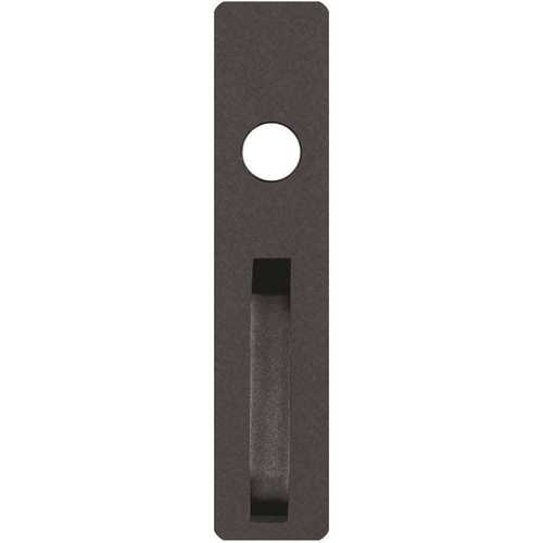 DETEX 03A 693 V Series Sprayed Black Grade 1 Exit Trim, Night Latch Function, S Pull, Less Cylinder