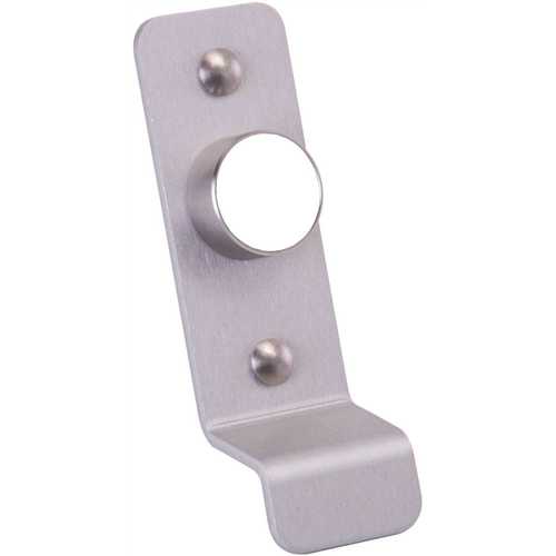 DETEX 03PN 628 Detex 03PN689 Cover Plate Pull Exit Trim with Cylinder Hole Aluminum Finish