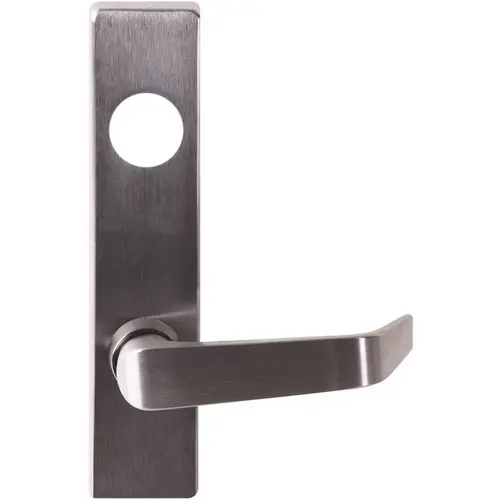 10 Series Satin Chrome Grade 1 Exit Trim, Classroom Function, S Lever, Less Cylinder, Right Hand Reverse