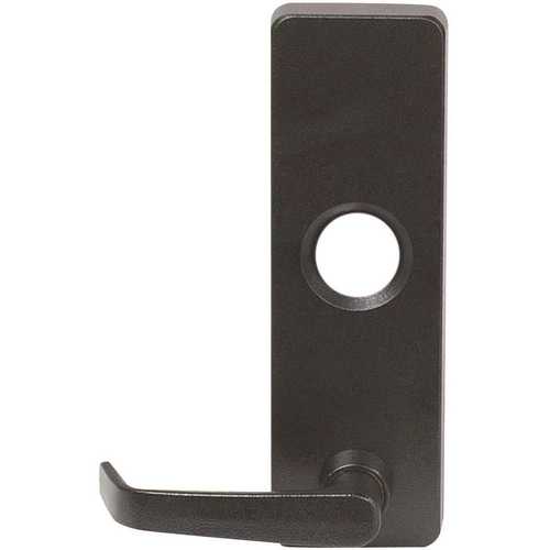 ECL Series Black Grade 1 Exit Trim, Entrance Function, ADA Lever, Less Cylinder for use with ECL-230D Series