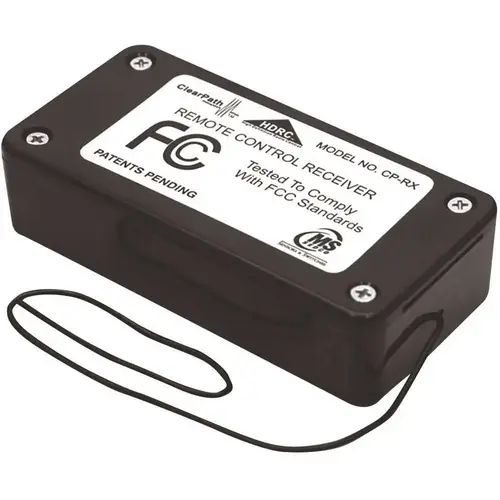 MS Sedco CP/RXM 12-Volt/24-Volt VAC/DC Radio Control Factory Set Standard Receiver Black Lexan