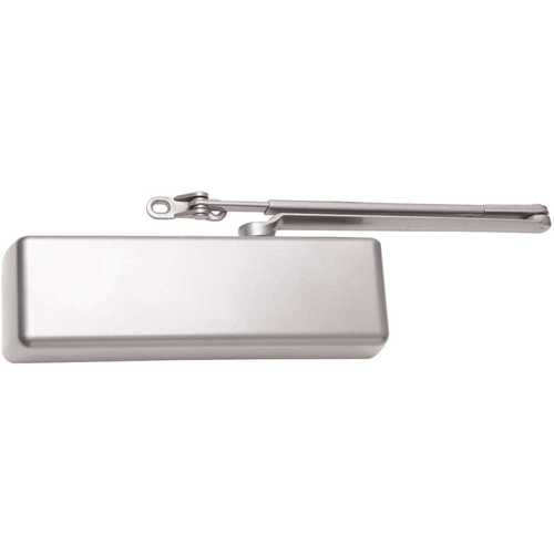 4030 Series Size 1 to 4 Sprayed Aluminum Grade 1 Surface Door Closer, Regular Arm, Right Hand