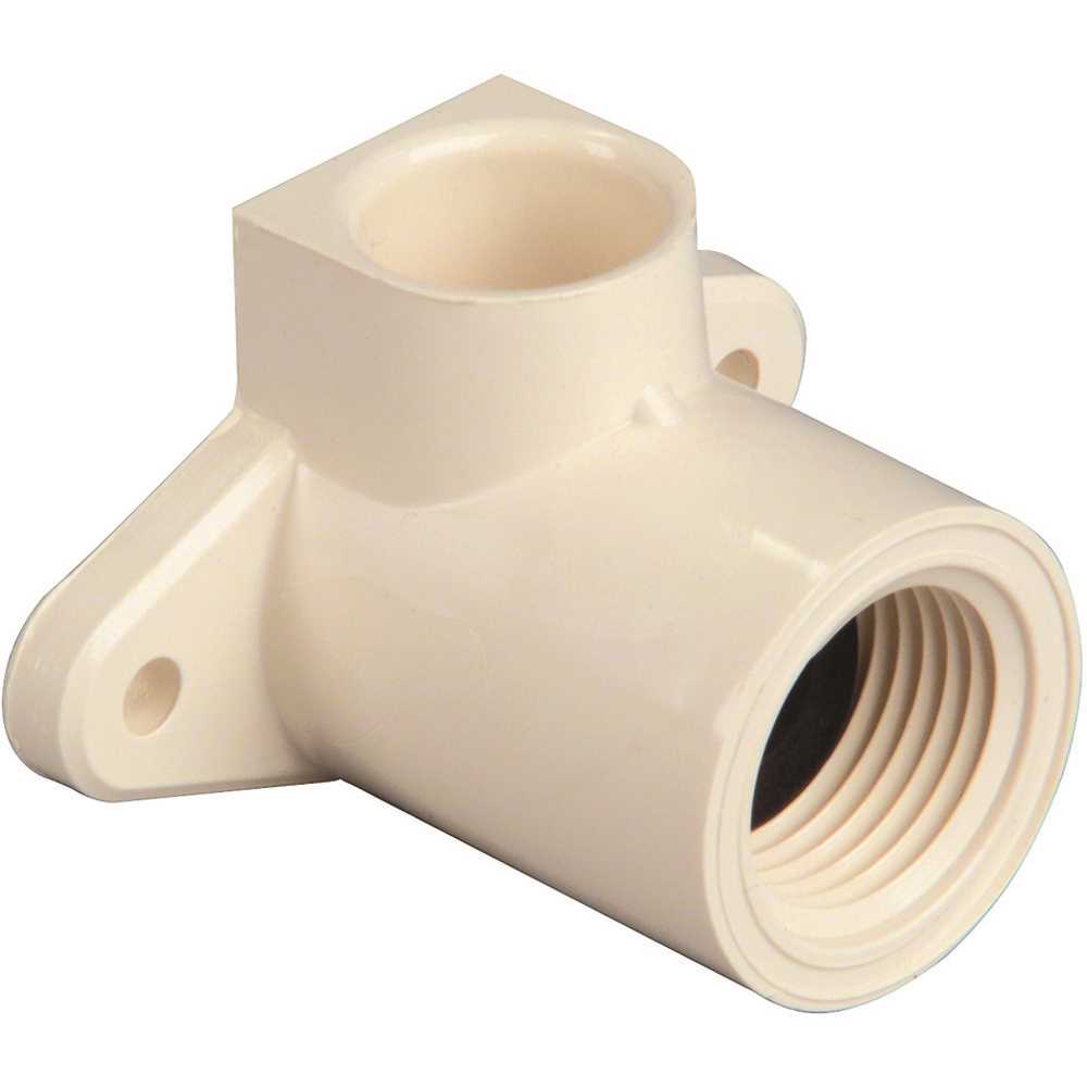 NIBCO C470735HD12 Drop Ear Pipe Elbow, 1/2 in, FIP, 90 deg Angle, CPVC, 40 Schedule