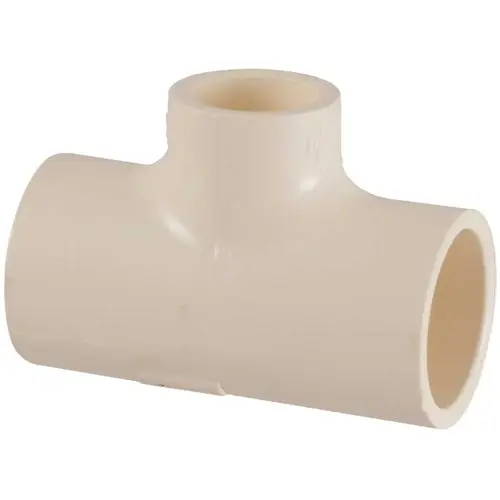 Pipe Tee, 3/4 x 1/2 in, CPVC, SCH 40 Schedule