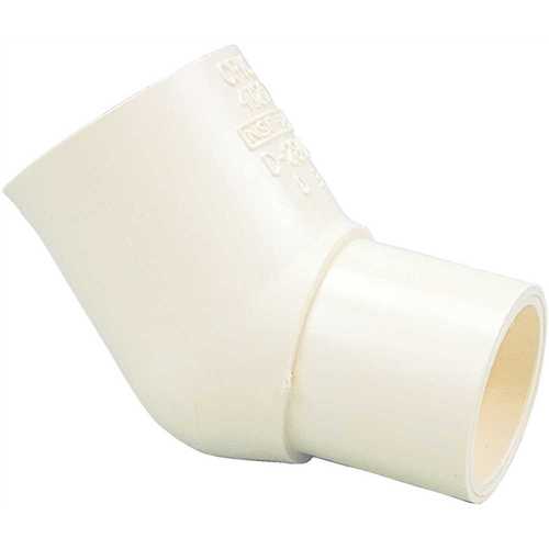 Street Pipe Elbow, 3/4 in, 45 deg Angle, CPVC, 40 Schedule