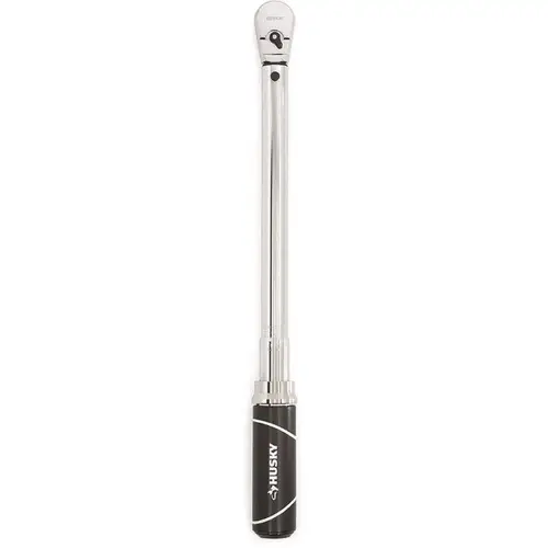 Husky 1/4 in. Drive Torque Wrench Chrome Husky 1/4 in. Drive Torque Wrench Chrome