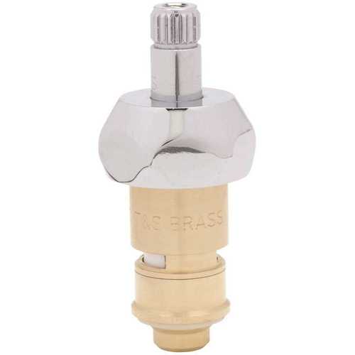 T & S BRASS & BRONZE WORKS 012394-25NS Cerama Cartridge with New Style Bonnet Check-Valve RTC (Hot) Chrome