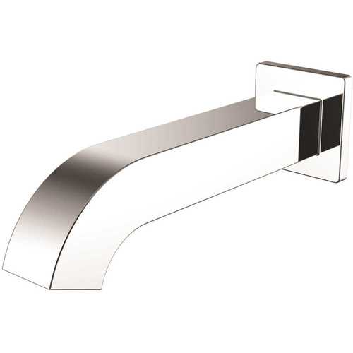 SensorFlo Wall Mounted AC Powered Sensor Single Hole Touchless Bathroom Faucet in Polished Chrome