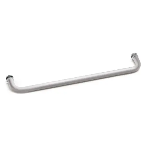 22 Inches Center To Center Standard Tubular Shower Towel Bar Single Mount W/Washers Satine