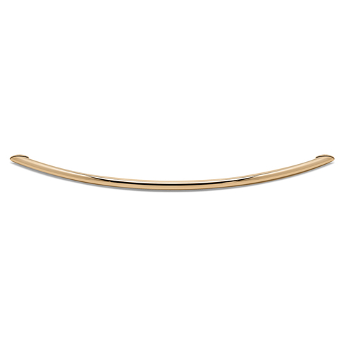 Brixwell TBR-24SM-LB 24 Inches Center to Center Arch Series Crescent Towel Bar Single Mount Lifetime Brass