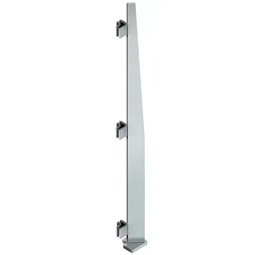 Klarity Brushed Stainless Steel Corner Custom Post