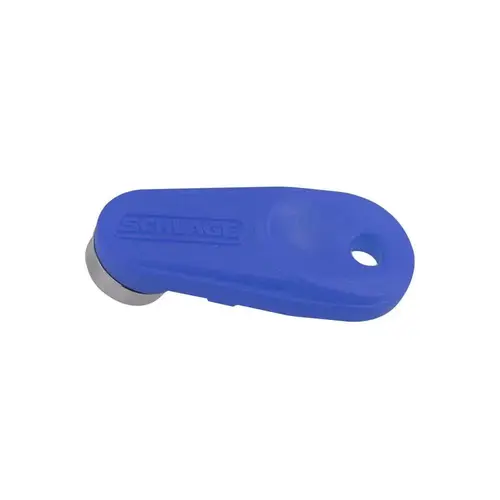 Combo Keyfob with 125kHz Proximity and iButton 236 Facil 26 Bit Blue Finish