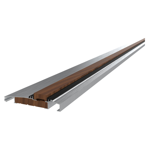 Aluminum 73" Outswing Adjustable Oak Top Threshold