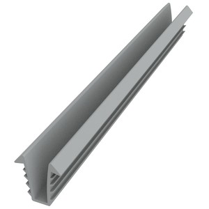Glazing Vinyl 1/2" Channel Depth 9/64" to 11/64" Metal Opening - 100' Roll