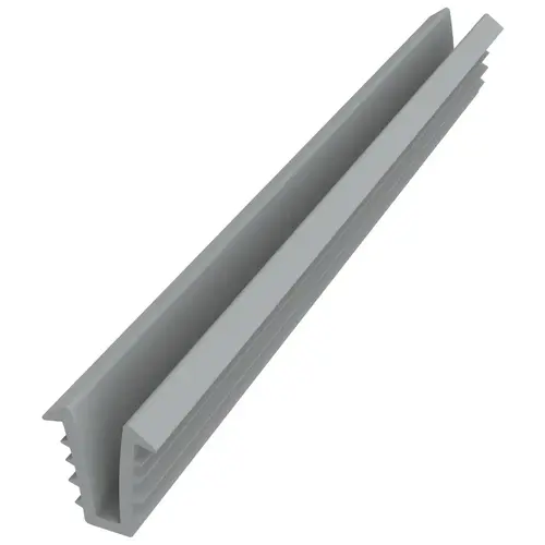 Glazing Vinyl 17/32" Channel Depth 17/32" Metal Opening - 100' Roll Gray